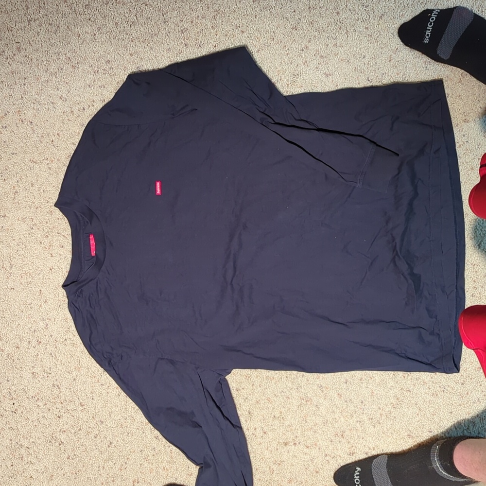 Supreme long sleeve small box tee